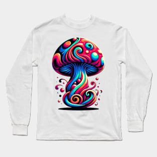 psychadelic mushroom Long Sleeve T-Shirt